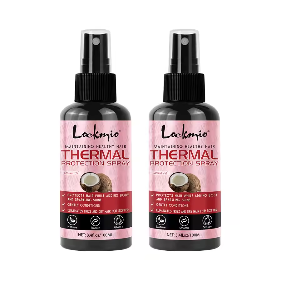 Termisk beskyttelsesspray til hår – Varmebeskyttende serum, beskytter håret mod UV-skader, fugtgivende hårplejebalsam til kvinder.