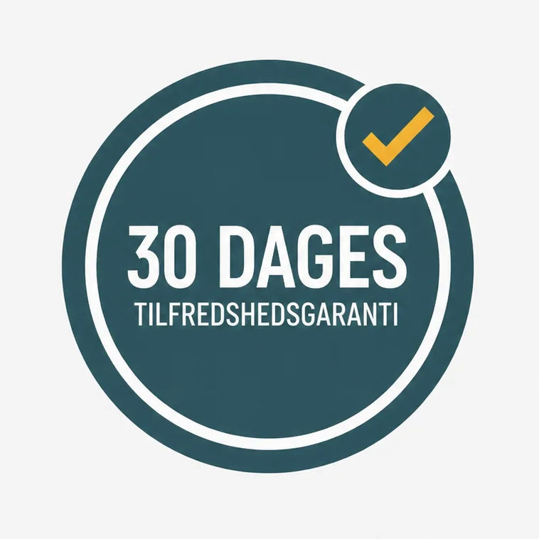 Den kommer med 90-dages tilfredshedsgaranti