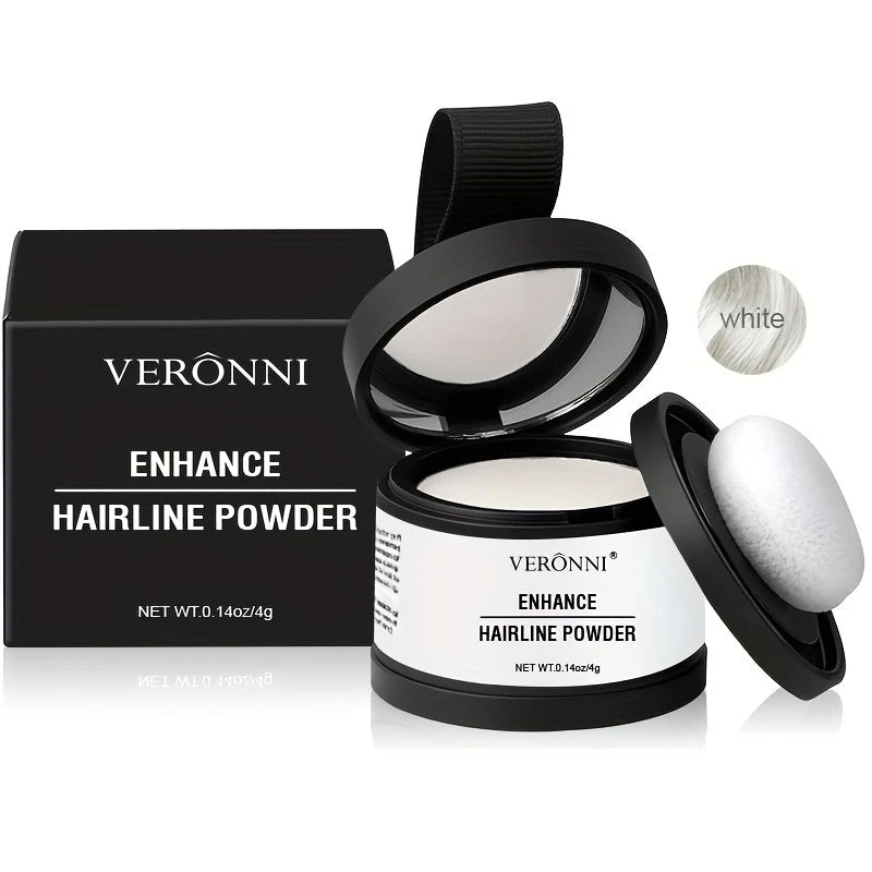 Hairline Shadow Powder, pletfri, skjuler øjeblikkeligt hårgrænse og hårrødder, vandtæt hårlinjepudderfiller til et naturligt look, med plantesqualane.