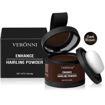Hairline Shadow Powder, pletfri, skjuler øjeblikkeligt hårgrænse og hårrødder, vandtæt hårlinjepudderfiller til et naturligt look, med plantesqualane.
