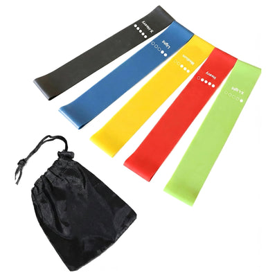 5 træningselastikker