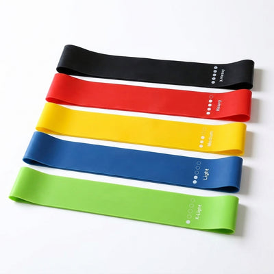 5 træningselastikker