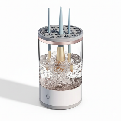 Elektrisk penselrenser – Automatisk rengøring og tørring af makeuppensler