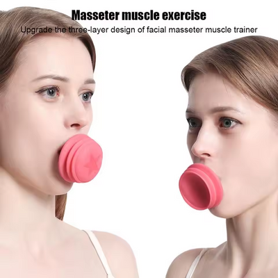 Ansigt & Kæbe Træner - Slankende Kæbe, Hals & Ansigt Toningsredskab, Ansigts Yoga Hudopstrammer, Dobbelthage Åndedrætsøvelsesapparat