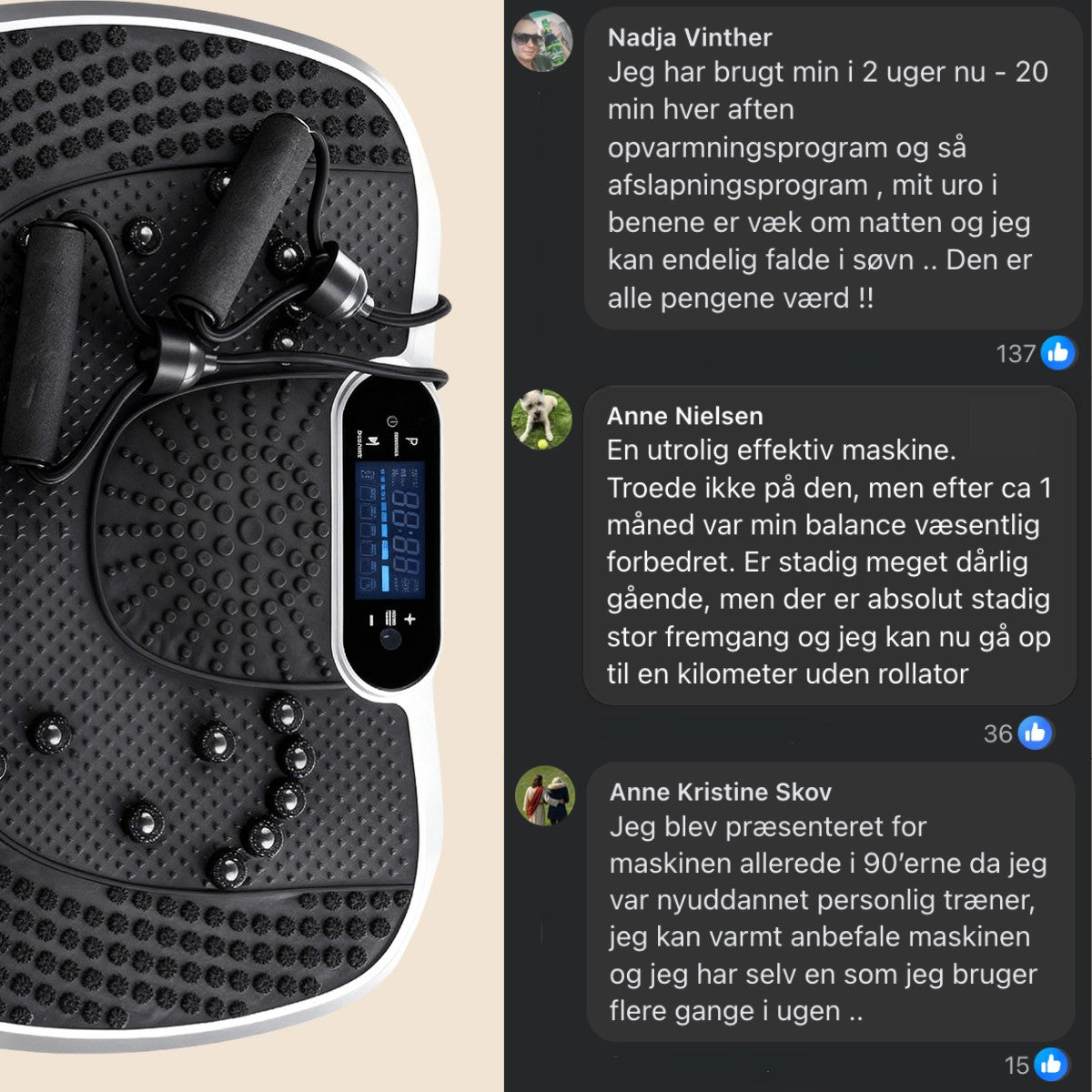 Vibrationstræner (2 stk pakketilbud)