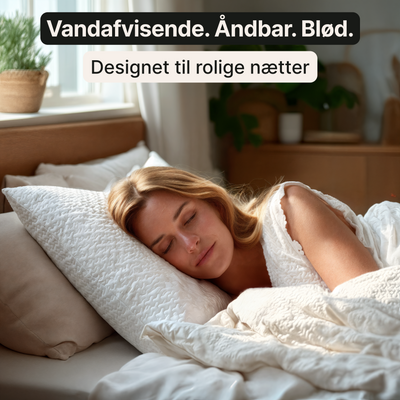 Svedabsorberende bomulds pudebetræk